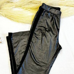 Black bell bottom pants